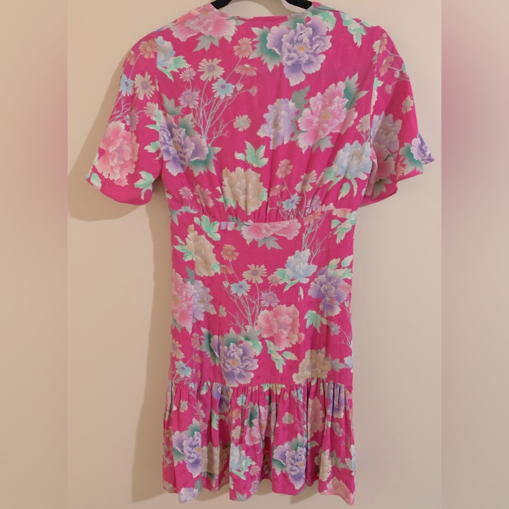 SANDRO SHORT MINI FLORAL SUMMER DRESS - Picture 5 of 11